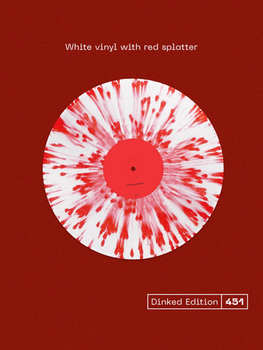 PINS - IF I'M ALIVE NOW, THEN I WAS DEAD VINYL (SUPER LTD. 'DINKED' ED. WHITE W/ RED SPLATTER + RISO-PRINTED ZINE)