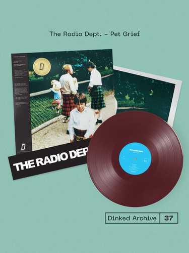 LIMITED 20TH ANNIVERSARY NUMBERED 'DINKED' EDITION OPAQUE MAROON VINYL GATEFOLD W/ OBI-STRIP & BUMPER STICKER + POSTER