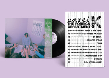 ASTREL K - THE FOREIGN DEPARTMENT VINYL (SUPER LTD. ED. BLACK LP W/ SIGNED POSTER)