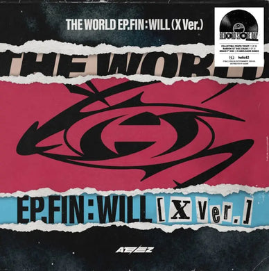 ATEEZ - WORLD EP.FIN : WILL VINYL (SUPER LTD. ED. 'RSD' CLEAR / BLACK ICE + 7