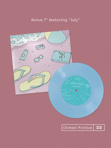 BEACH BUNNY - THE EARLY DAYS: ANIMALISM, POOL PARTY, CRYBABY VINYL (SUPER LTD. 'DINKED' ED. HALF BLUE/HALF YELLOW | HALF BLUE/HALF VIOLET 2LP W/ D-SIDE SCREENPRINT & OBI-STRIP + BONUS 7” FT. “JULY")