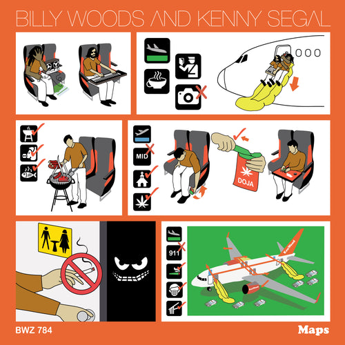 BILLY WOODS - MAPS VINYL (LTD. ED. ORANGE IMPORT)