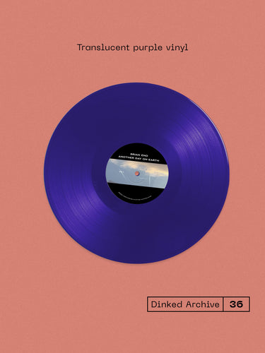 BRIAN ENO - ANOTHER DAY ON EARTH VINYL (SUPER LTD. 'DINKED ARCHIVE' ED. TRANSLUCENT PURPLE LP W/ OBI-STRIP + ART PRINT)