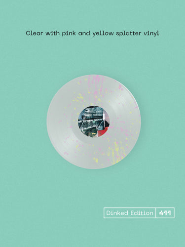 EBBB - SHALLOW HITS VINYL (SUPER LTD. 'DINKED' ED. CLEAR W/ PINK & YELLOW SPLATTER LP + BONUS 7” IN DIE-CUT SLEEVE)