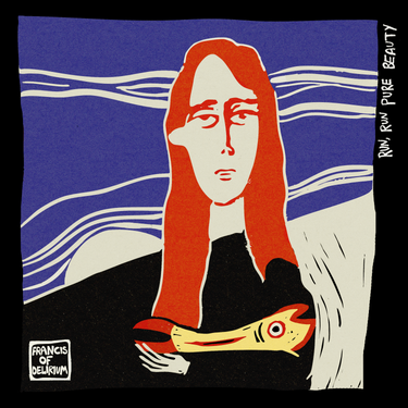 FRANCIS OF DELIRIUM - FRANCIS OF DELIRIUM - RUN, RUN PURE BEAUTY VINYL (SUPER LTD. 'DINKED' ED. CORNETTO RED W/ ALT. ARTWORK + STICKER SHEET & LYRIC POSTER)