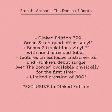 FRANKIE ARCHER - THE DANCE OF DEATH VINYL (SUPER LTD. 'DINKED' ED. VARIANTS)