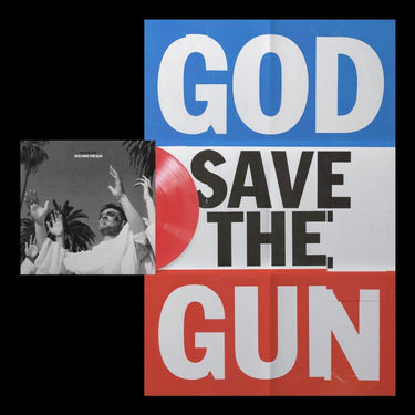 MILITARIE GUN - GOD SAVE THE GUN VINYL (LTD. INDIE RETAIL EXCL. TRANSLUCENT RED?W/ POSTER + EXC. PIN BADGE)