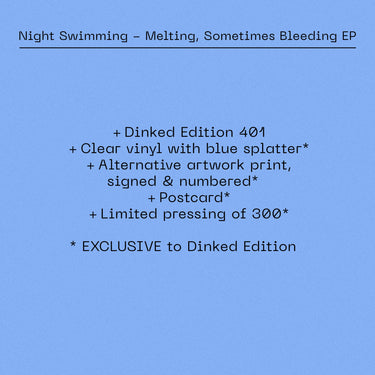 NIGHT SWIMMING - MELTING, SOMETIMES BLEEDING VINYL (LTD. ED. VARIANTS)