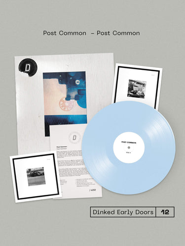 POST COMMON - POST COMMON VINYL (SUPER LTD. 'DINKED' ED. ‘ICE PLUME' BLUE LP W/ *SIGNED* NUMBERED & DEBOSSED INSERT + ARTCARDS)
