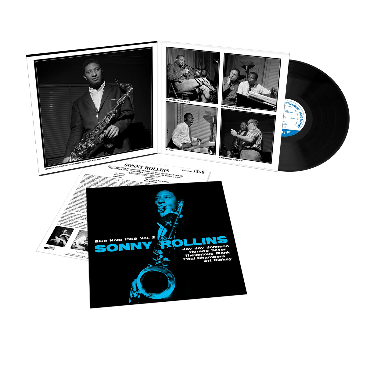 SONNY ROLLINS - SONNY ROLLINS VOL. 2 VINYL RE-ISSUE (LTD. DELUXE