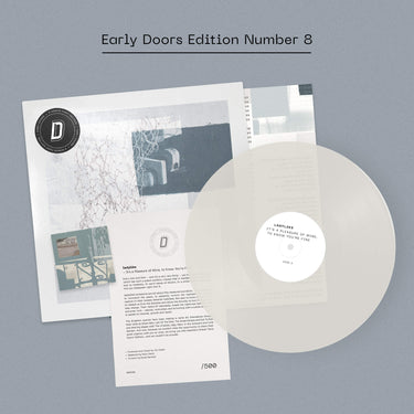 ladylike - IT'S A PLEASURE OF MINE, TO KNOW YOU'RE FINE VINYL (SUPER LTD. 'DINKED' ED. MILKY CLEAR LP W/ *SIGNED* & NUMBERED A5 DEBOSSED DINKED INSERT + POCKET-SIZED LINEN ART PRINT)