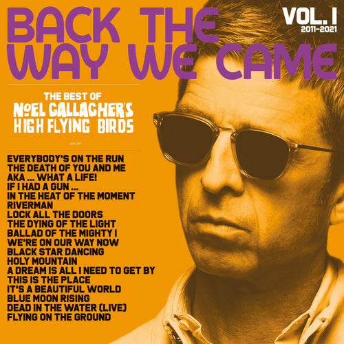 NOEL GALLAGHER'S HIGH FLYING BIRDS - BACK THE WAY WE CAME: VOL. 1 (2011 - 2021) (SUPER LTD. ED. 'RECORD STORE DAY' NUMBERED YELLOW / BLACK SPLIT 2LP VINYL GATEFOLD + EXCLUSIVE ART PRINT)