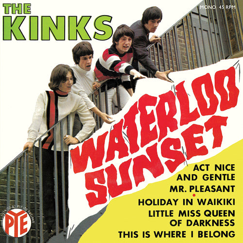 THE KINKS - WATERLOO SUNSET VINYL (SUPER LTD. ED. 'RECORD STORE DAY' YELLOW 12