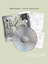 1000 RABBITS - ARE WE FRIENDS YET? VINYL (SUPER LTD. 'DINKED' NUMBERED ED. 'PEARL LAGOON' EP W/ SET OF A5 FRIENDSHIP FORMS)
