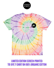 5 YEARS OF KILLING IT IN NORWICH VENUS VINYL TIE-DYE T-SHIRT DOUBLE-SIDED DESIGN (LTD. ED. ECO SCREEN-PRINTED 100% ORGANIC COTTON)