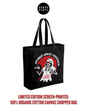 5 YEARS OF KILLING IT IN NORWICH VENUS VINYL CANVAS SHOPPER BAG (LTD. ED. ECO SCREEN-PRINTED 100% ORGANIC COTTON)