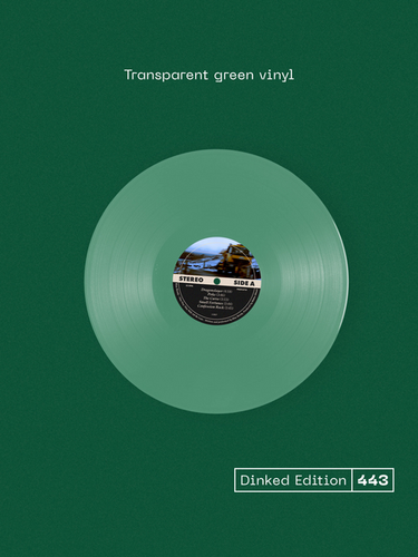 BLUE BENDY - ONE DAY THIS WILL ALL BE LORE VINYL (SUPER LTD. 'DINKED' NUMBERED ED. TRANSPARENT GREEN LP W/ HAND-SCRIBBLED A4 ACETATE LYRIC SHEET)