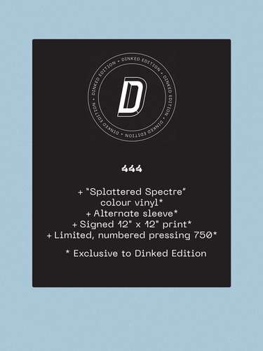 SUPER LIMITED 'DINKED' EDITION 'SPLATTERED SPECTRE' VINYL W/ *SIGNED* PRINT & ALTERNATE SLEEVE