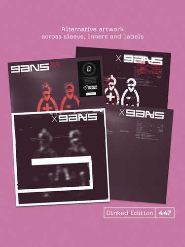 GANS - GANS VINYL (SUPER LTD. 'DINKED' NUMBERED ED. BLOOD MARBLE LP W/ ALT. ARTWORK + POSTER)