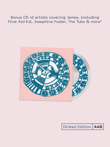 JAMES YORKSTON - LA MAGNIFICA VINYL (SUPER LTD 'DINKED' ED. RED & PINK 2LP + BONUS CD FT. FIRST AID KIT, JOSEPHINE FOSTER, THE TUBS & MORE)
