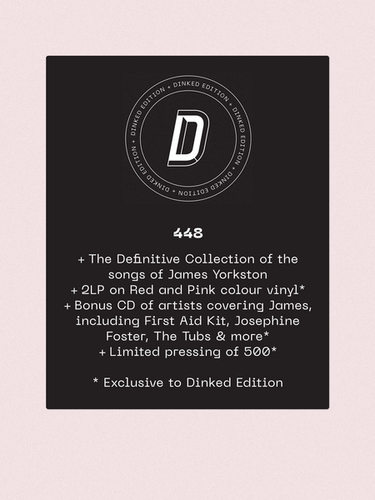 SUPER LIMITED 'DINKED' EDITION RED & PINK 2LP  VINYL + BONUS CD FT. FIRST AID KIT, JOSEPHINE FOSTER, THE TUBS & MORE