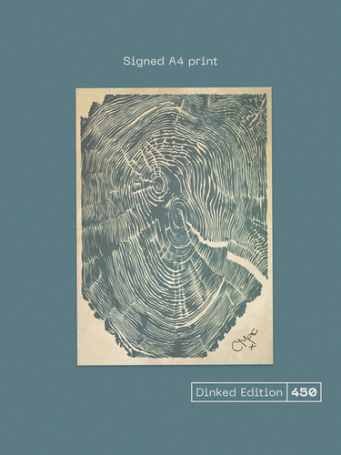 CEITIDH MAC - SING, SUNG, SINGING VINYL (SUPER LTD. 'DINKED' ED. 'ANCIENT + NEW' GOLD AND BLUE MARBLE LP W/ *SIGNED* PRINT)