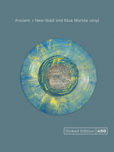 CEITIDH MAC - SING, SUNG, SINGING VINYL (SUPER LTD. 'DINKED' ED. 'ANCIENT + NEW' GOLD AND BLUE MARBLE LP W/ *SIGNED* PRINT)