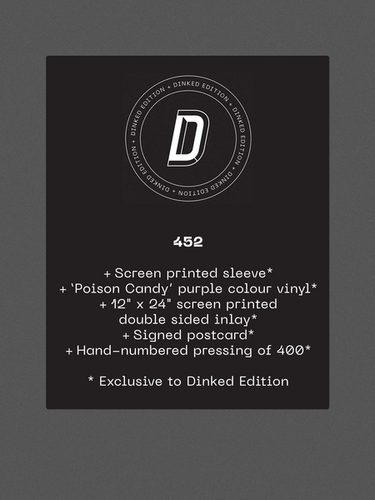 SUPER LIMITED 'DINKED' HAND-NUMBERED EDITION ‘POISON CANDY’ PURPLE VINYL W/ SCREEN-PRINTED SLEEVE + *SIGNED* POSTCARD