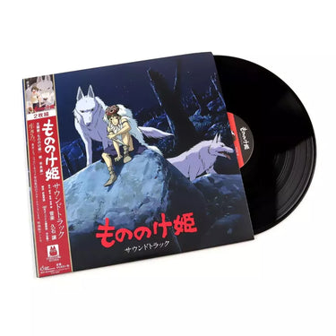 PRINCESS MONONOKE SOUNDTRACK (STUDIO GHIBLI - JOE HISAISHI) VINYL (SUPER LTD. IMPORT ED. 2LP GATEFOLD W/ OBI-STRIP)