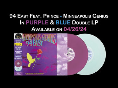 94 EAST FT. PRINCE - MINNEAPOLIS GENIUS - THE LEGENDARY RECORDINGS, 1975-1985 VINYL (SUPER LTD. ED. 'RSD' PURPLE & BLUE 2LP)