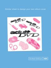 ADULT DVD - ADULT DVD VINYL (SUPER LTD. DINKED ED. TRANSPARENT BLUE W/ ALT. SLEEVE + *SIGNED* PHOTO & STICKER SHEET TO DESIGN YOUR OWN ALBUM COVER)