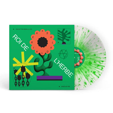 AERIAL SALAD - ROI DE L’HERBE VINYL (LTD. ED. CLEAR W/ NEON GREEN SPLATTER 12")