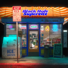 AESOP ROCK - BLACK HOLE SUPERETTE VINYL (LTD. ED. BLACK ICE 2LP W/ RAINBOW-FOIL GATEFOLD)