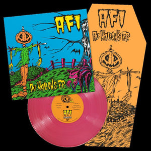 AFI - ALL HALLOW'S E.P VINYL (LTD. 25TH ANN. ED. PINK 10" W/ FOLD-OUT COFFIN-SHAPED POSTER)