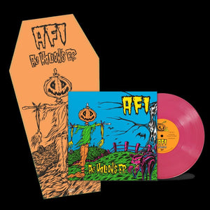 AFI - ALL HALLOW'S E.P VINYL (LTD. 25TH ANN. ED. PINK 10" W/ FOLD-OUT COFFIN-SHAPED POSTER)