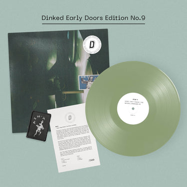 AIN’T - HOW THEY FAKED THE MOON LANDING EP VINYL (SUPER LTD. 'DINKED' ED. DUCK EGG GREEN W/ *SIGNED* NUMBERED & DEBOSSED INSERT + AIN’T WOVEN PATCH)