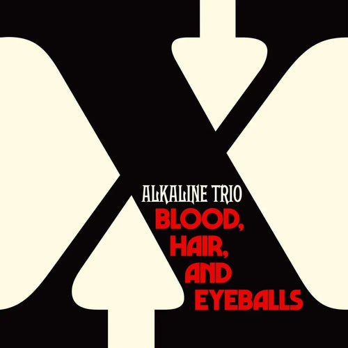 ALKALINE TRIO - BLOOD, HAIR, AND EYEBALLS VINYL (SUPER LTD. 'RSD STORES' ED. BLACK & WHITE 'BOWTIE')