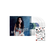 AMY WINEHOUSE - BACK TO BLACK 20 VINYL (LTD. 20TH ANN. DELUXE ED. CLEAR 3LP + EXC. TATTOO SHEET)