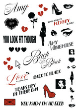 AMY WINEHOUSE - BACK TO BLACK 20 VINYL (LTD. 20TH ANN. DELUXE ED. CLEAR 3LP + EXC. TATTOO SHEET)