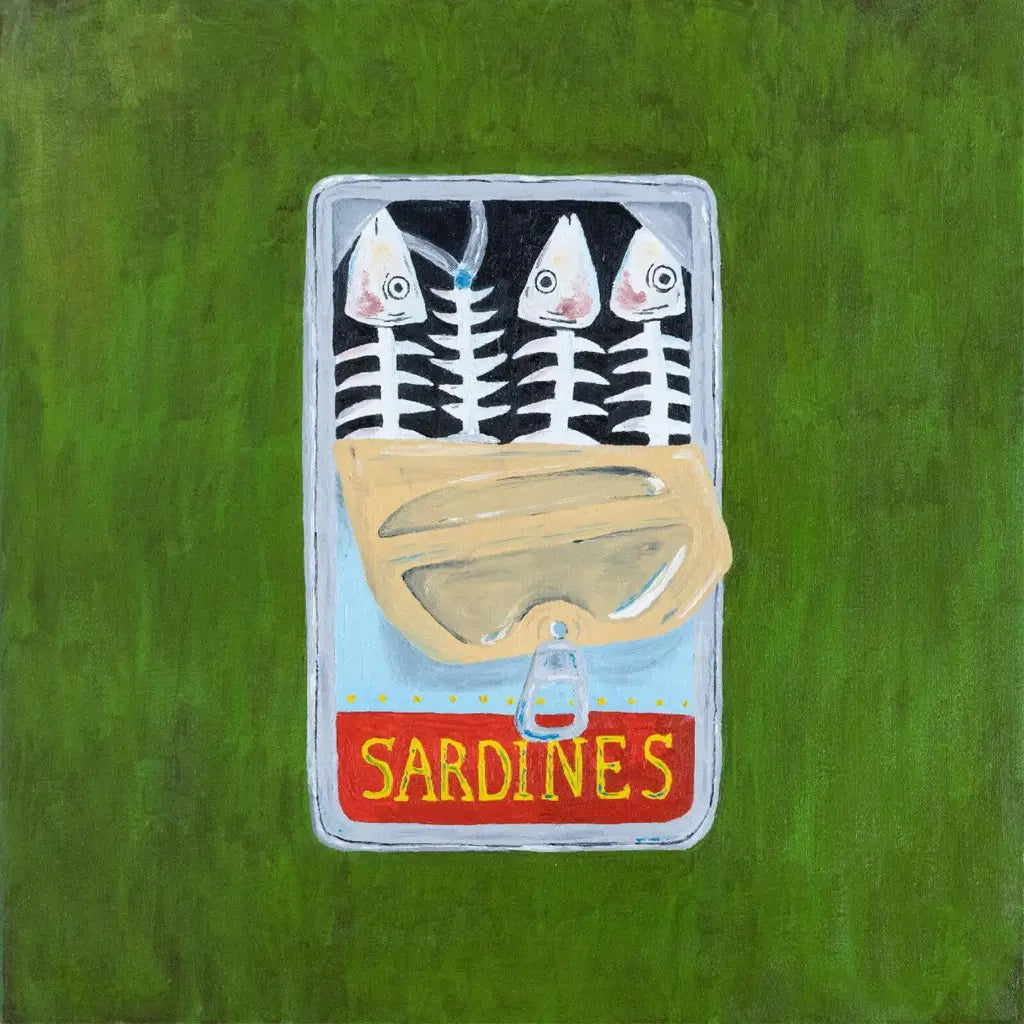 APOLLO BROWN & PLANET ASIA - SARDINES VINYL (SUPER LTD. ED. SARDINE GREEN LP W/ SCENTED INSERT)