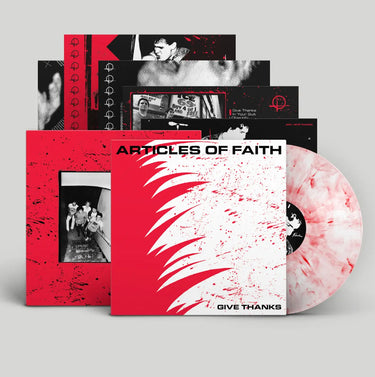 ARTICLES OF FAITH - GIVE THANKS VINYL (LTD. ED. PINK & WHITE)