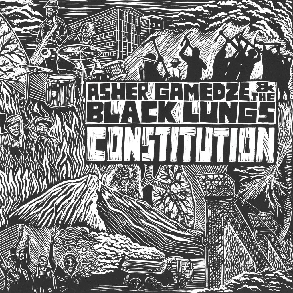 ASHER GAMEDZE & THE BLACK LUNGS - CONSTITUTION VINYL (2LP GATEFOLD)