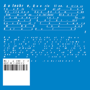 AUTECHRE - QUARISTICE VINYL RE-ISSUE (2LP)