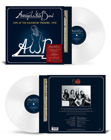 AVERAGE WHITE BAND - LIVE AT THE RAINBOW THEATRE: 1974 VINYL (SUPER LTD. ED. 'RSD' WHITE)
