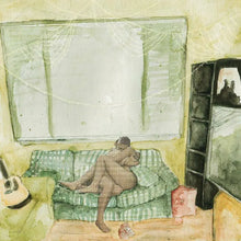 AWAKEBUTSTILLINBED - WHAT PEOPLE CALL LOW SELF-ESTEEM IS REALLY JUST SEEING YOURSELF THE WAY THAT OTHER PEOPLE SEE YOU VINYL RE-ISSUE (LTD. ED. FOREST GREEN/SEA GLASS SPLIT)