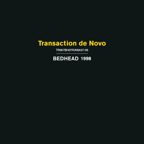 BEDHEAD - TRANSACTION DE NOVO VINYL RE-ISSUE (LTD. ED. MORE THAN EVER GOLD GATEFOLD)
