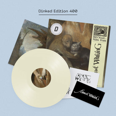 BILL ORCUTT & MABE FRATTI - ALMOST WAKING VINYL (SUPER LTD. 'DINKED' ED. 180G CREAM LP W/ HAND-NUMBERED OBI-STRIP + LETTERPRESS POSTCARDS & POSTER)