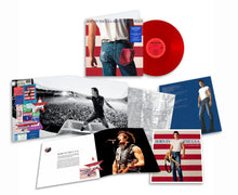 BRUCE SPRINGSTEEN - BORN IN THE USA VINYL (LTD. 40TH ANN. ED. RED LP GATEFOLD W/ BOOKLET & LITHOGRAPH)