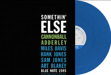 CANNONBALL ADDERLEY - SOMETHIN' ELSE VINYL RE-ISSUE (LTD. 'BLUE SERIES' ED. BLUE LP)