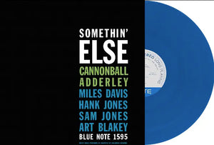 CANNONBALL ADDERLEY - SOMETHIN' ELSE VINYL RE-ISSUE (LTD. 'BLUE SERIES' ED. BLUE LP)